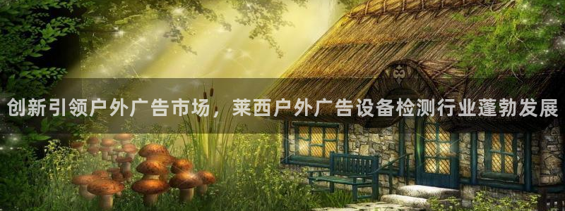 杏宇平台代理怎么样可靠吗：创新引领户外广告市场，莱西户外广告设备检测行业蓬勃发展