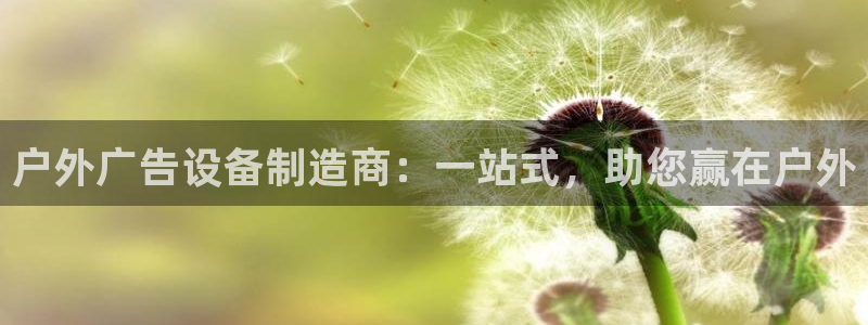 杏宇平台怎么样知乎：户外广告设备制造商：一站式，助您赢在户外