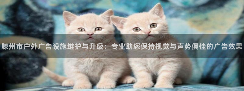 杏宇平台代理：滕州市户外广告设施维护与升