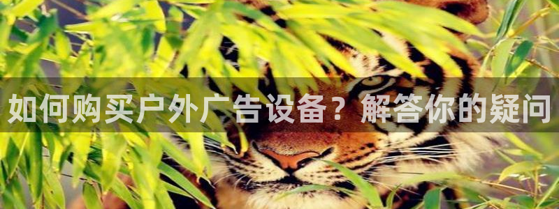 杏宇平台开户：如何购买户外广告设备？解答