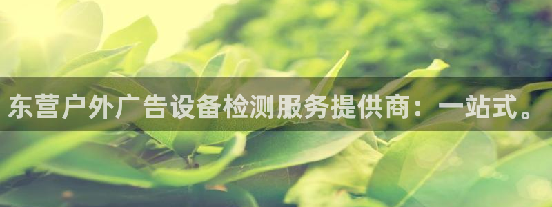 杏宇官方平台官网入口：东营户外广告设备检